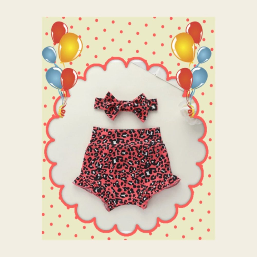 Brand New Baby Bloomer Set